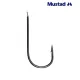 Mustad Ultra Np Wide Round Bend Match 18 10ks Ploché očko, Háčik na kapre s protihrotom