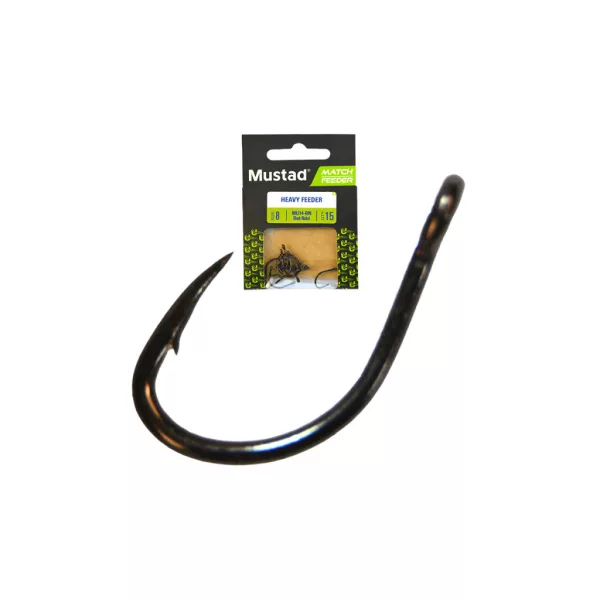 Mustad Ultra NP Eyed Heavy Feeder 16 Füles, Szakállas Horog 15db