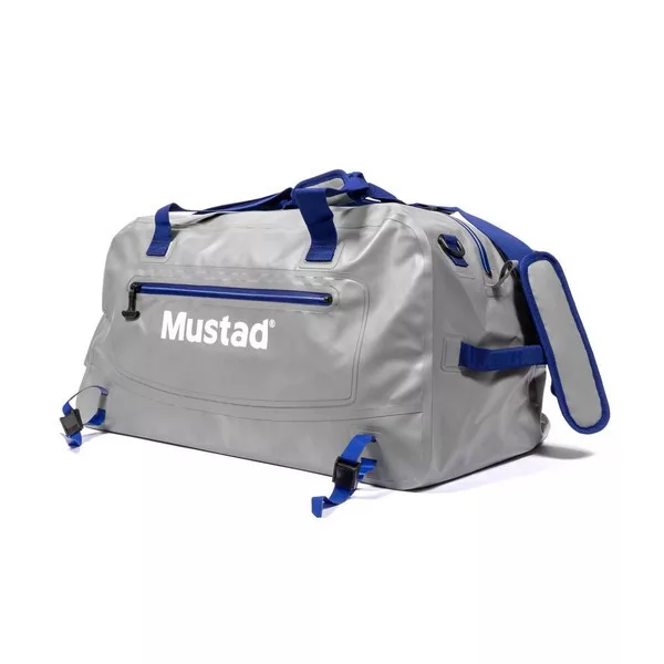 Mustad Daybreak Dry Boat Bag 28l Sivá-Modrá Lodná Taška