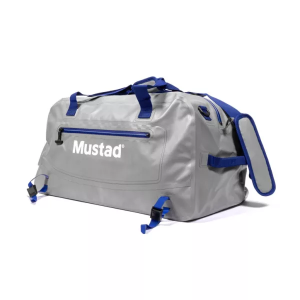 Mustad Daybreak Dry Boat Bag 55l Sivá-Modrá Lodná Taška