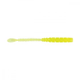   Mustad Aji Beaver Tail 6,35cm Clear Chartreuse Plastová nástraha 12ks