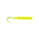 Mustad Aji Curly Tail 6,35cm Clear Chartreuse Plastová nástraha 12ks