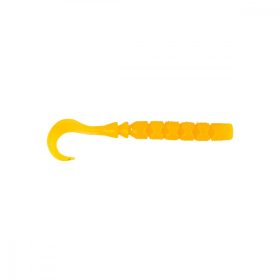   Mustad Aji Curly Tail 6,35cm Orange Luminous Plastová Nástraha 12ks
