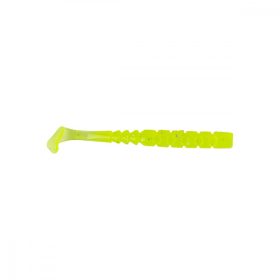   Mustad Aji Paddle Tail 5,08cm Číra Chartreuse Plastová Návnada 12ks