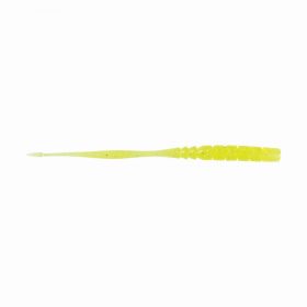   Mustad Aji Straight Tail 7,62cm Priehľadná Chartreuse Plastová Nástraha 12ks