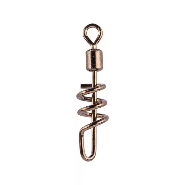 Mustad Power Rolling Swivel With Screw Snap 4 6ks Obratlík so skrutkovou karabínkou