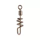 Mustad Power Rolling Swivel With Screw Snap 6 6ks Obratlík so skrutkovou karabínkou