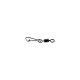 Mustad Rolling Swivel With Diamond Eye - J-Snap 10 Forgókapocs 10db