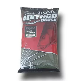   Serie Walter SW Method Crush 50/50 Squid-Green Návnada s rybou múčkou 1kg
