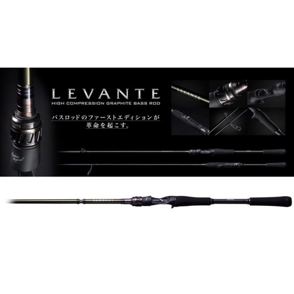 Megabass Levante JP F5-611LV Baitcast 4P 210cm 10,5-42gr 4 Részes Casting Pergető Bot