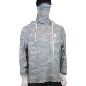   Major Craft Sun Protection Hoodie Svetlošedá UV Ochranná Mikina s Kapucňou 2XL