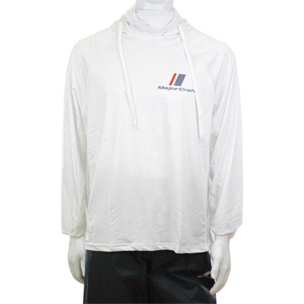 Major Craft Sun Protection Hoodie Svetlošedá UV Ochranná Mikina s Kapucňou XL