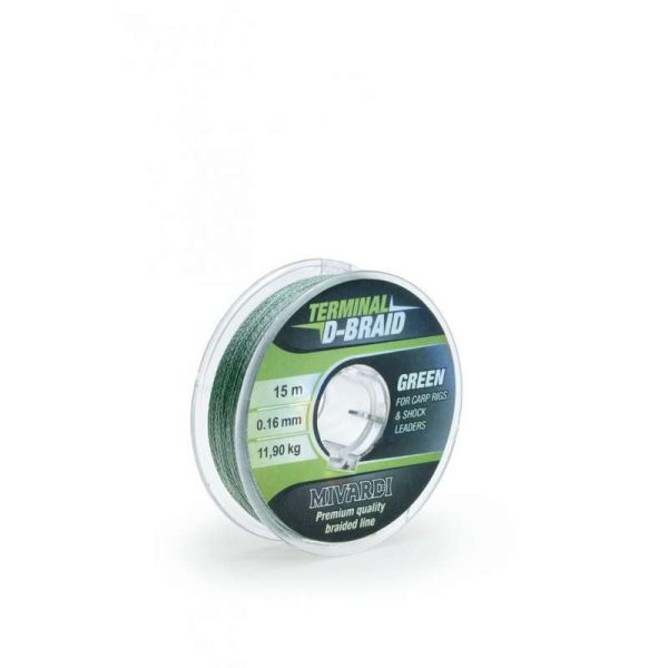 Mivardi Terminal D-Braid 0,26mm 15m Pletená náväzcová šnúra