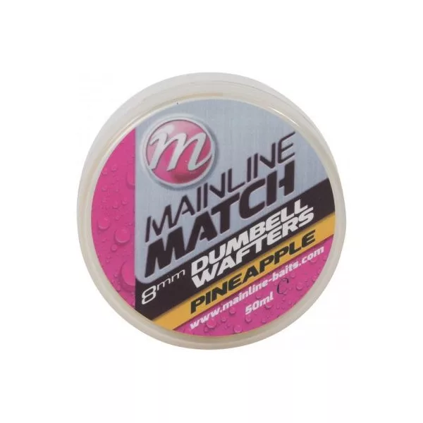 Mainline Match Dumbell Wafters 8mm - Yellow - Pineapple - wafters nástraha na háčik