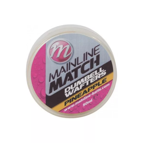 Mainline Match Dumbell Wafters 6 mm - Yellow - Pineapple - wafters nástraha na háčik