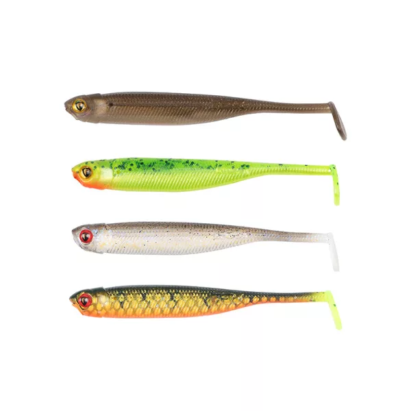Fox Rage Mini Tiddler Mixed Colour Pack Loaded 7cm Plastová Nástraha 4ks