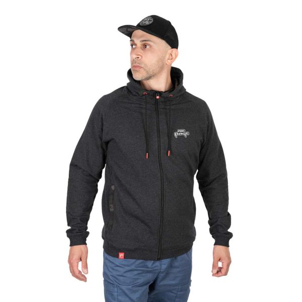 Fox Rage Voyager Hoody Dark Grey Mikina na zips 2XL