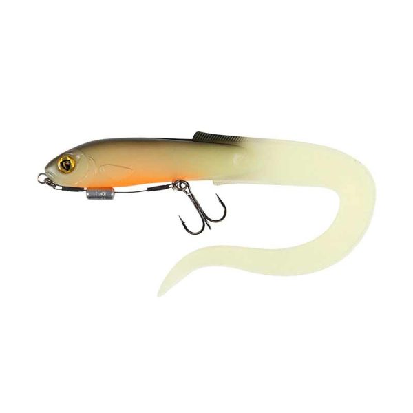 Fox Rage Slick Eel Loaded 21cm UV Hot Olive Plastová Nástraha