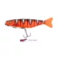 Fox Rage Pro Shad Jointed Loaded 14cm UV Red Wake gumová nástraha