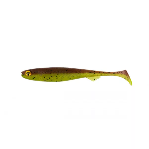 Fox Rage Slick Shad Ultra UV 9cm Green Pumpkin Gumová nástraha