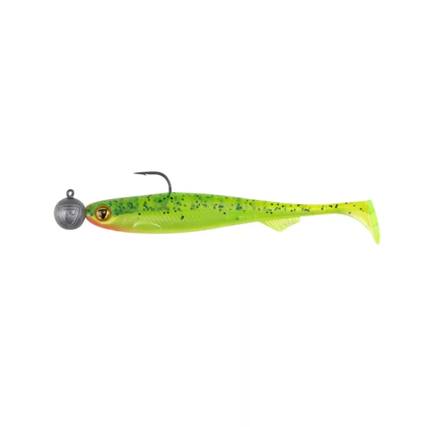 Fox Rage Bulk Loaded Slick Shads UV Lemon Tiger 9cm 2/0 10gr Plastová Nástraha