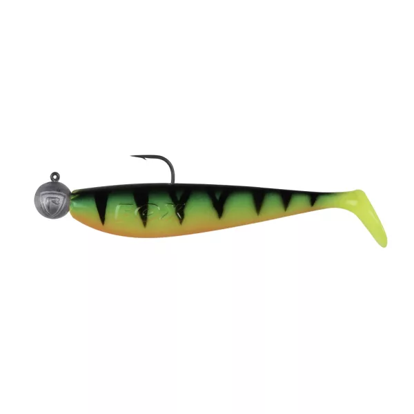 Fox Rage Bulk Loaded Zander Pro Shads UV Firetiger 12cm 4/0 50gr Plastová nástraha