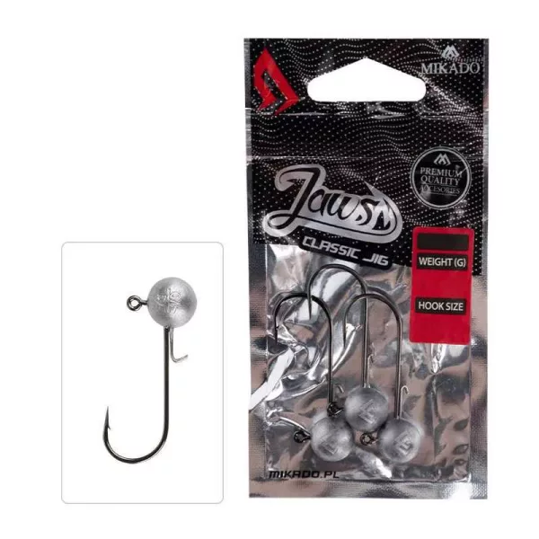 Mikado 3/0 Jaws Classic 10gr Jig hlava 3ks