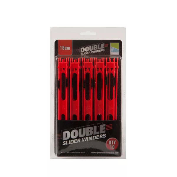 Preston Double Slider Winders Red Rebrík 18cm