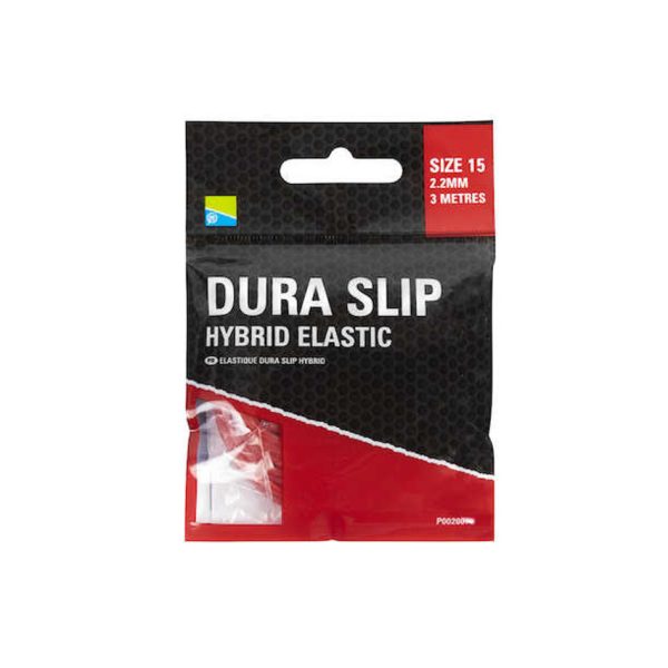 Preston Dura Slip Hybrid Elastic - Size 15 Tubová guma na delený prút 2,2mm/3m