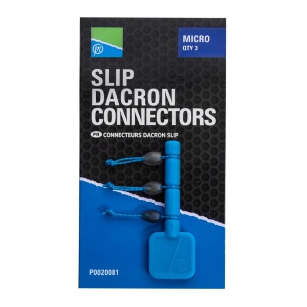 Preston Slip DACRon Connector Mikro Konektor