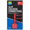 Preston Slip Dacron Connector Malý Konektor