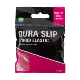   Preston Dura Slip Hybrid Elastic 21 Pink 2,8mm Zložená hybridná guma 3m