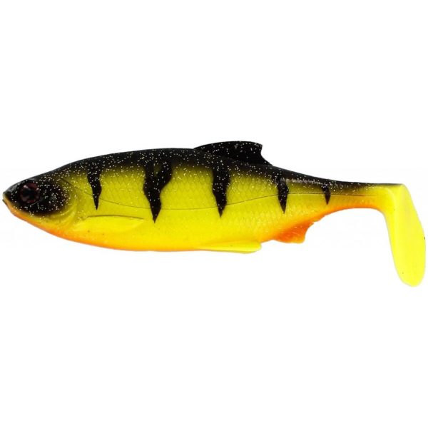 WESTIN Ricky the Roach Shadtail 18cm 85g Fire Perch 1ks Plastová nástraha