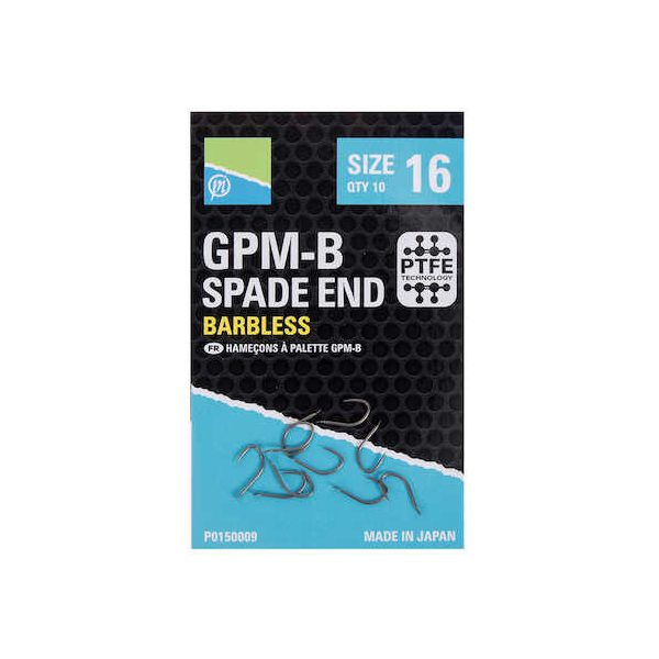 Preston GPMB Hooks Size 14 Spade End Háčik na pleskáče