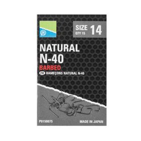 Preston Natural N40 Size 20 Háčik na pleskáče