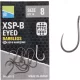 Preston XSP-B Eyed 8 Füles, Szakáll Nélküli Horog 10db