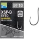 Preston XSP-B Eyed 10 Füles, Szakáll Nélküli Horog 10db