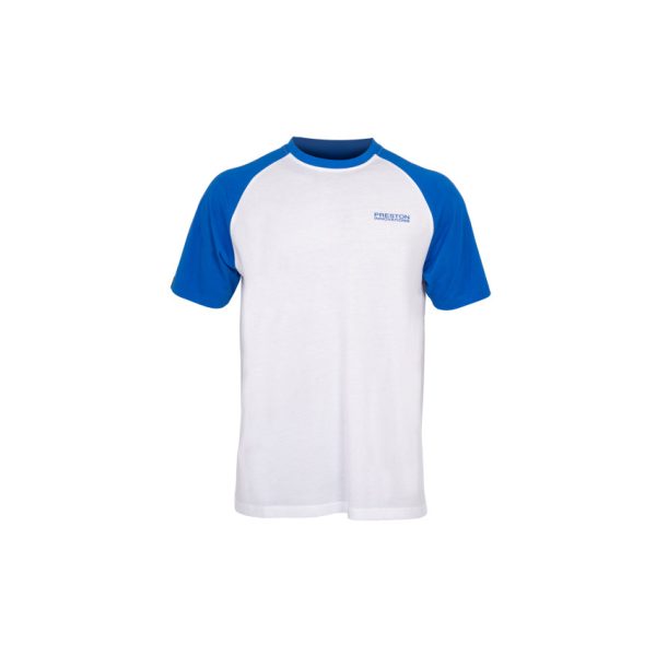 Preston Lightweight White Raglan T-Shirt Tričko XL