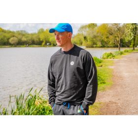 Preston Black Minimal Mikina Pulóver L