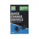 Preston Quick Change Swivels Small Rýchloklip