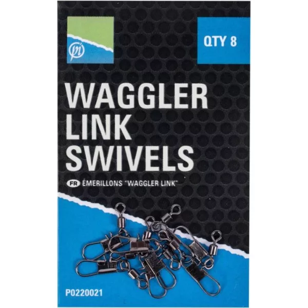 Preston Waggler Link Swivels Rýchloklip