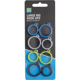 Preston Rig Hook Ups L Horogbeakasztó 8db