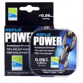 Preston Reflo Power 100m 0,11mm Náväzcový vlasec