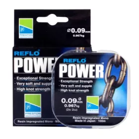 Preston Reflo Power 100m 0,15mm Náväzcový vlasec