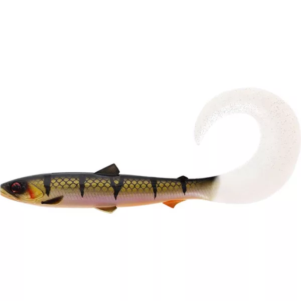 WESTIN BullTeez Curltail 10cm 6g Bling Perch 2pcs Plastová nástraha