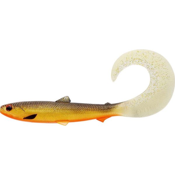 WESTIN BullTeez Curltail 10cm 6g Gold Rush Balenie s 60ks Plastová nástraha