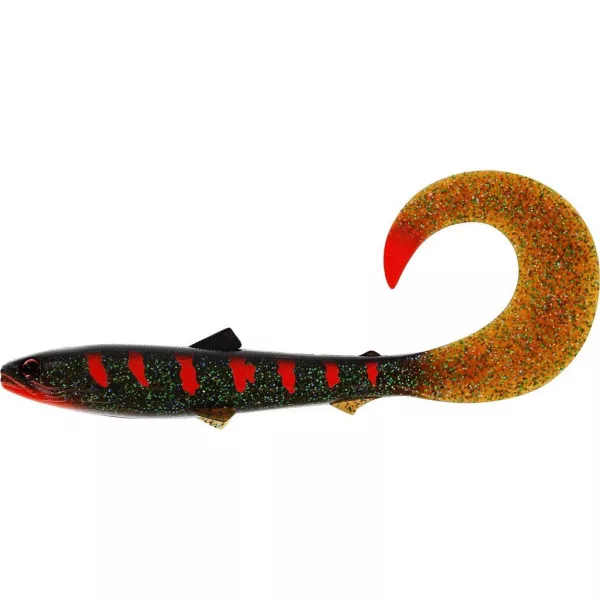 WESTIN BullTeez Curltail 27cm 103g Motoroil Blood 1ks Plastová nástraha