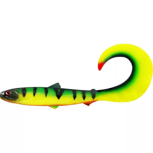 WESTIN BullTeez Curltail 21cm 49g Tiger Perch 1ks Plastová nástraha