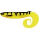 WESTIN CurlTeez Curltail 7cm 3,5g Fire Perch 3ks Plastová nástraha