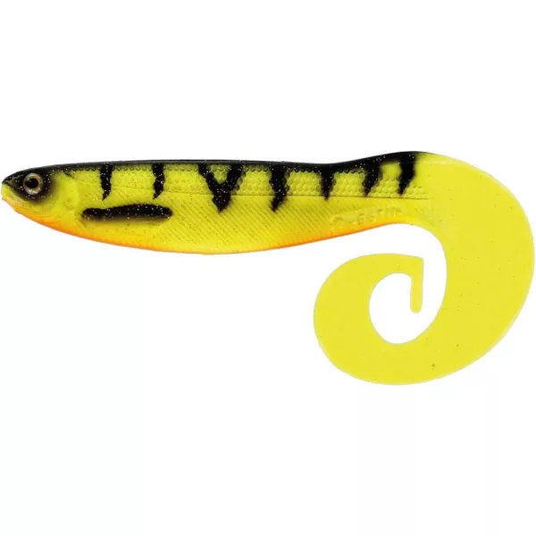 WESTIN CurlTeez Curltail 8,5cm 6g Fire Perch 2ks Plastová nástraha